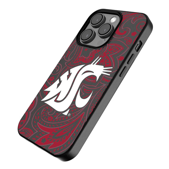 Washington State Cougars Paisley Magnetic Phone Case-2