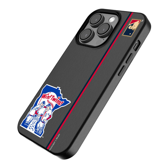 Minnesota Twins 1976-1986 - Cooperstown Collection Sidebar MagSafe Compatible Phone Case-2