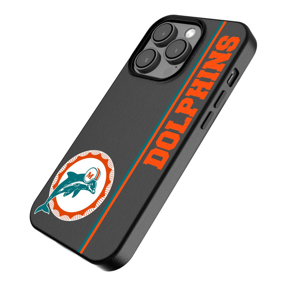 Miami Dolphins 1966-1973 Historic Collection Sidebar MagSafe Compatible Phone Case-2