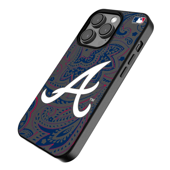 Atlanta Braves Paisley Magnetic Phone Case-2