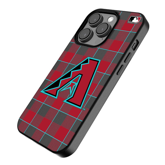 Arizona Diamondbacks Plaid Magnetic Phone Case-2