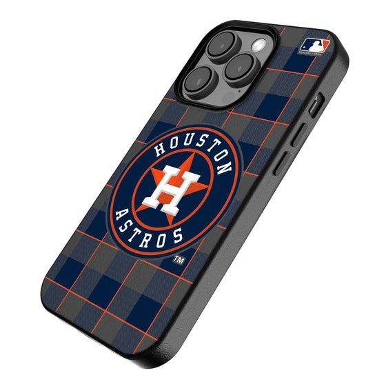 Houston Astros Plaid Magnetic Phone Case-2