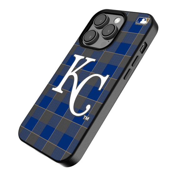 Kansas City Royals Plaid Magnetic Phone Case-2