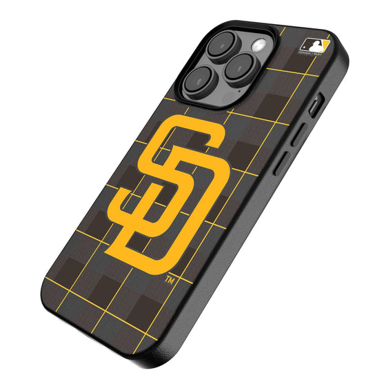 San Diego Padres Plaid Magnetic Phone Case-2