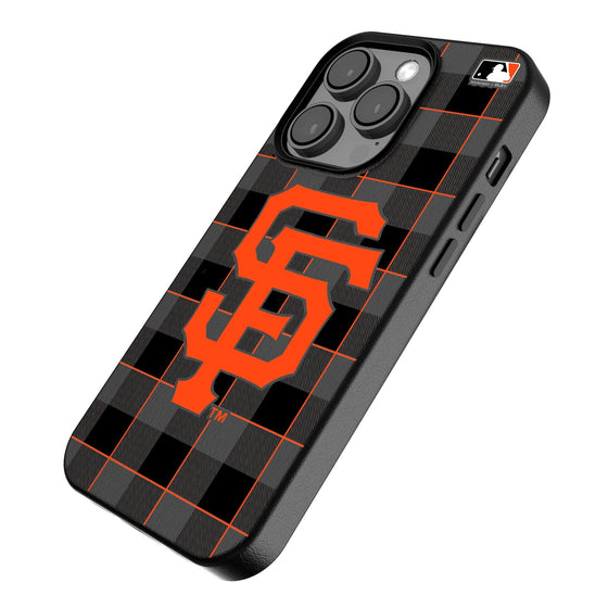 San Francisco Giants Plaid Magnetic Phone Case-2