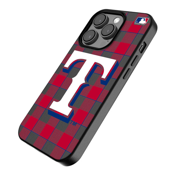 Texas Rangers Plaid Magnetic Phone Case-2