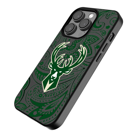 Milwaukee Bucks Paisley Magnetic Phone Case-2