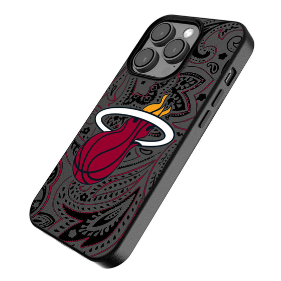 Miami Heat Paisley Magnetic Phone Case-2