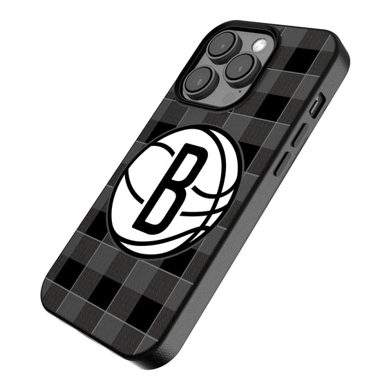 Brooklyn Nets Plaid Magnetic Phone Case-2