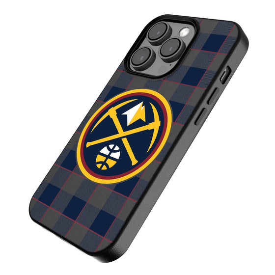 Denver Nuggets Plaid Magnetic Phone Case-2