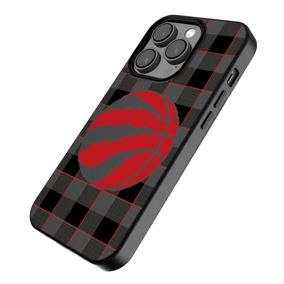 Toronto Raptors Plaid Magnetic Phone Case-2