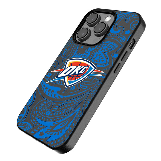 Oklahoma City Thunder Paisley Magnetic Phone Case-2