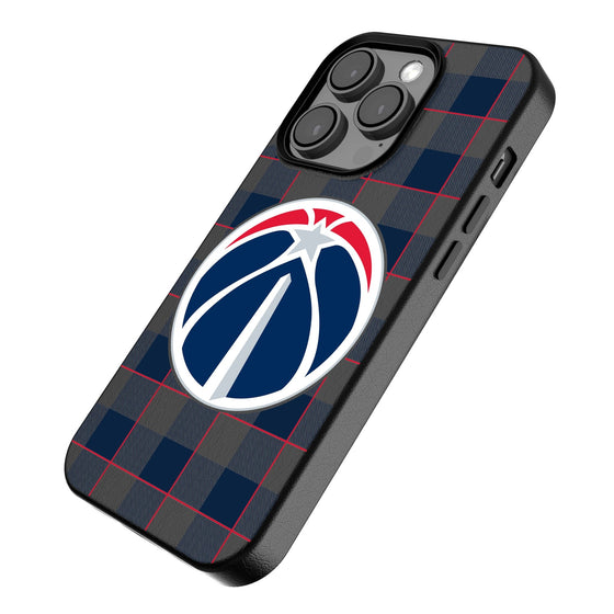 Washington Wizards Plaid Magnetic Phone Case-2