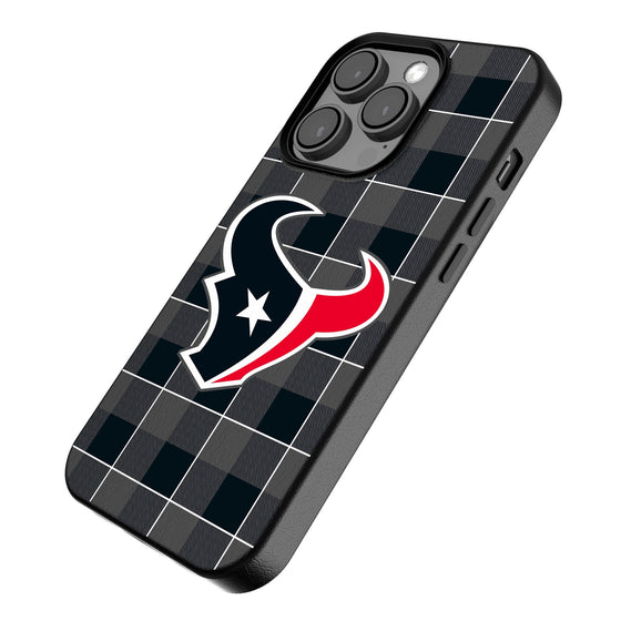 Houston Texans Plaid Magnetic Phone Case-2