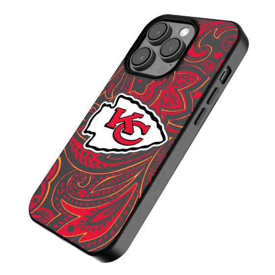 Kansas City Chiefs Paisley Magnetic Phone Case-2