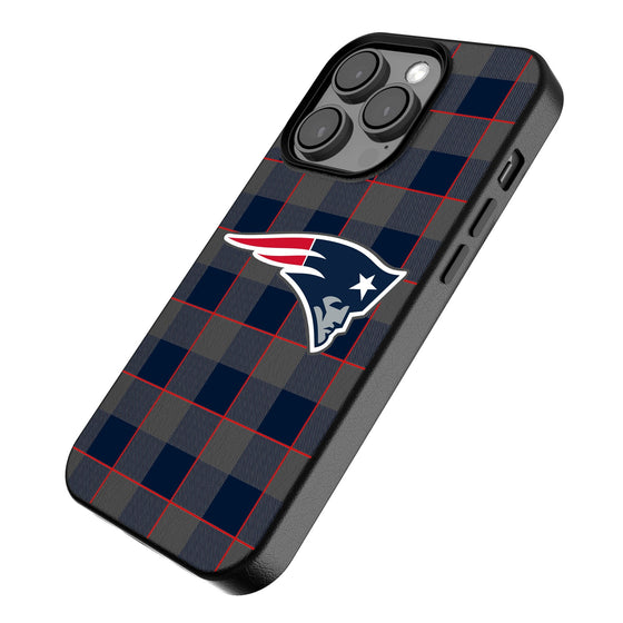 New England Patriots Plaid Magnetic Phone Case-2