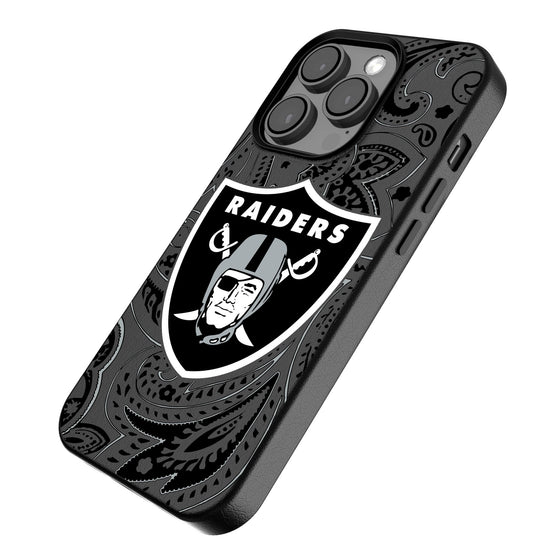 Las Vegas Raiders Paisley Magnetic Phone Case-2