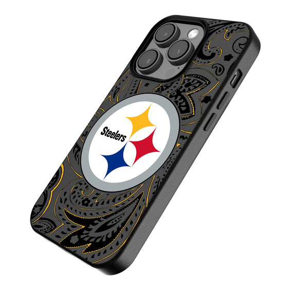 Pittsburgh Steelers Paisley Magnetic Phone Case-2