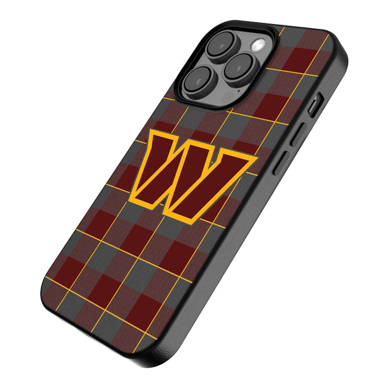 Washington Commanders Plaid Magnetic Phone Case-2