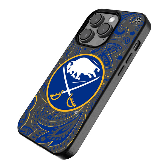 Buffalo Sabres Paisley MagSafe Compatible Phone Case-2