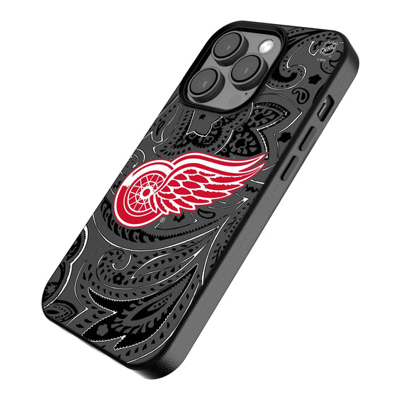 Detroit Red Wings Paisley MagSafe Compatible Phone Case-2