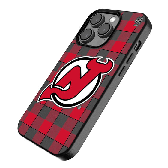 New Jersey Devils Plaid MagSafe Compatible Phone Case-2