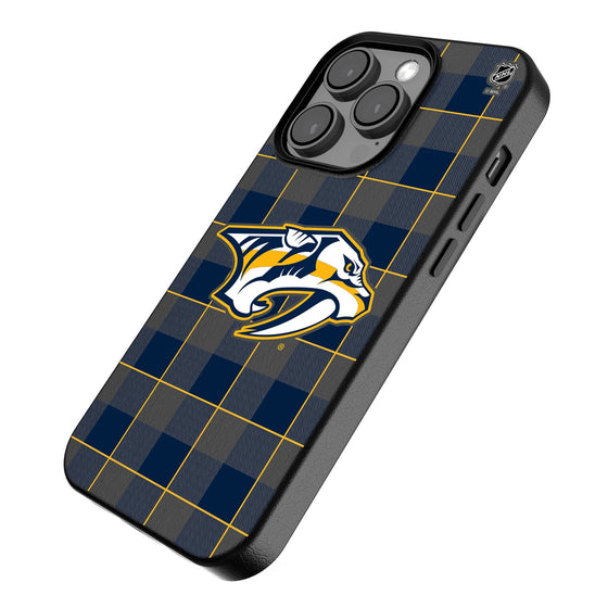 Nashville Predators Plaid MagSafe Compatible Phone Case-2