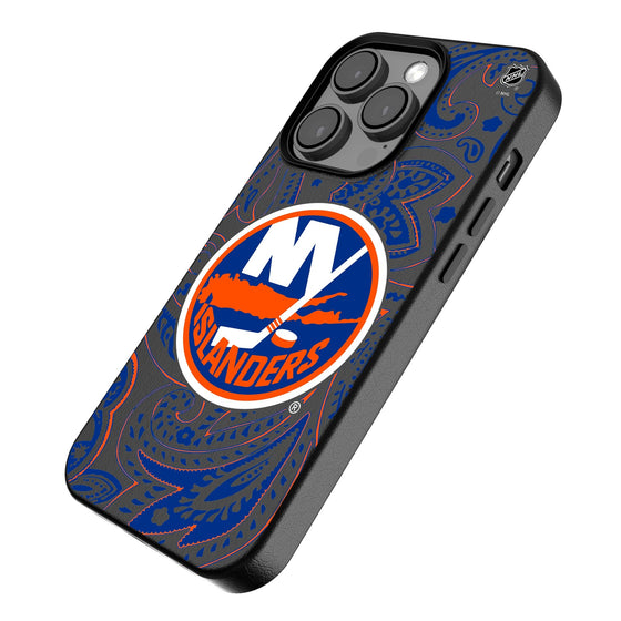 New York Islanders Paisley MagSafe Compatible Phone Case-2