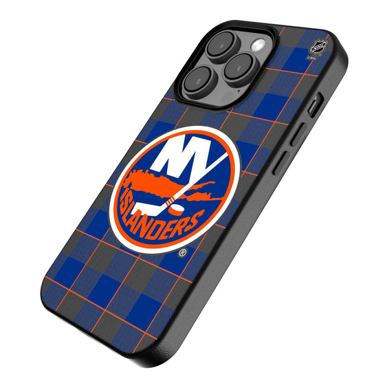 New York Islanders Plaid MagSafe Compatible Phone Case-2