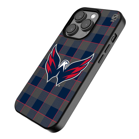 Washington Capitals Plaid MagSafe Compatible Phone Case-2