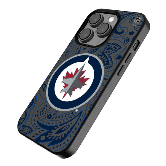 Winnipeg Jets Paisley MagSafe Compatible Phone Case-2