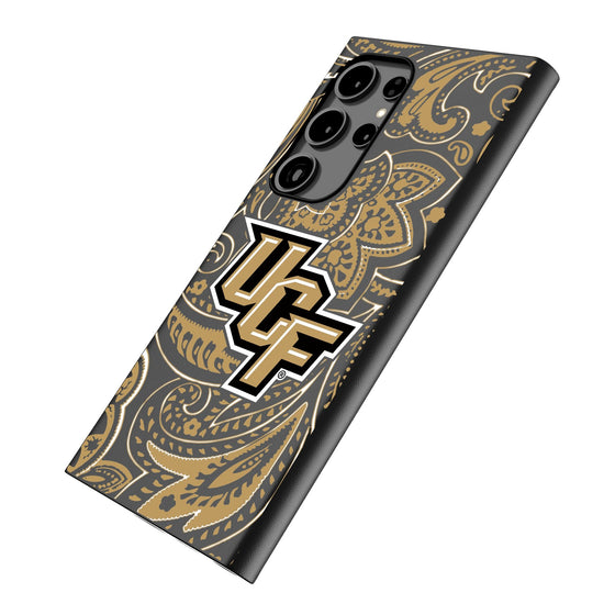 University of Central Florida Golden Knights Paisley MagSafe Compatible Phone Case-1