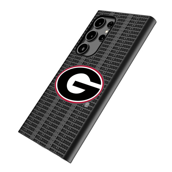 University of Georgia Bulldogs Text Backdrop MagSafe Compatible Phone Case-1