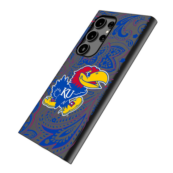 University of Kansas Jayhawks Paisley MagSafe Compatible Phone Case-1