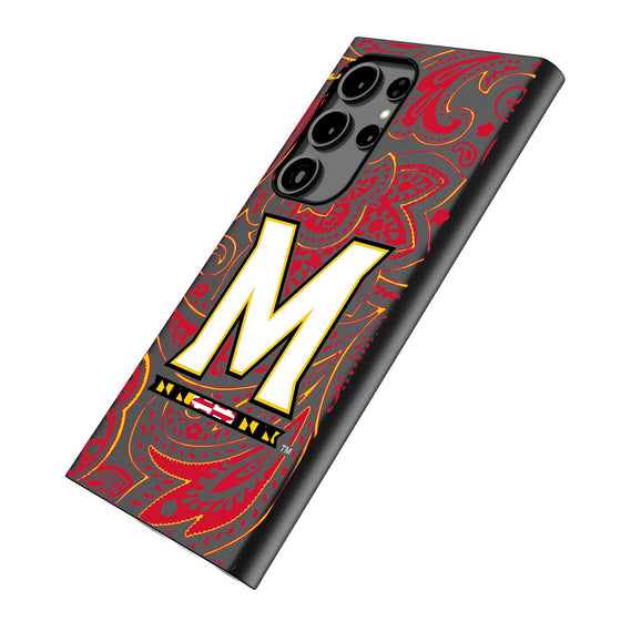 University of Maryland Terrapins Paisley MagSafe Compatible Phone Case-1