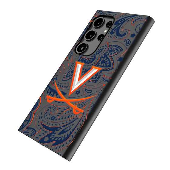 University of Virginia Cavaliers Paisley MagSafe Compatible Phone Case-1