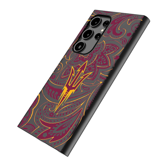 Arizona State University Sun Devils Paisley MagSafe Compatible Phone Case-1