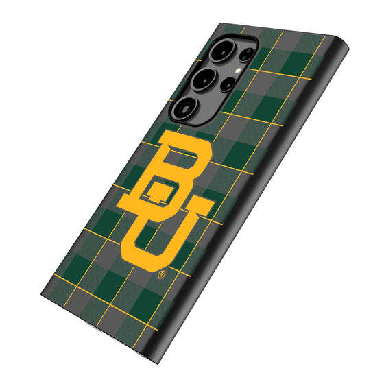 Baylor University Bears Plaid MagSafe Compatible Phone Case-1