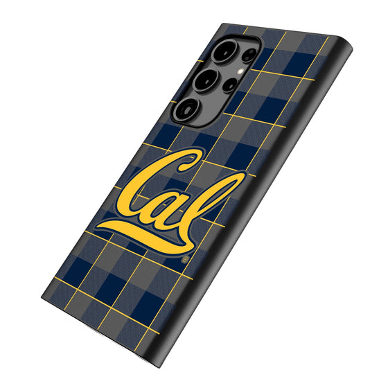 University of California Berkeley Golden Bears Plaid MagSafe Compatible Phone Case-1