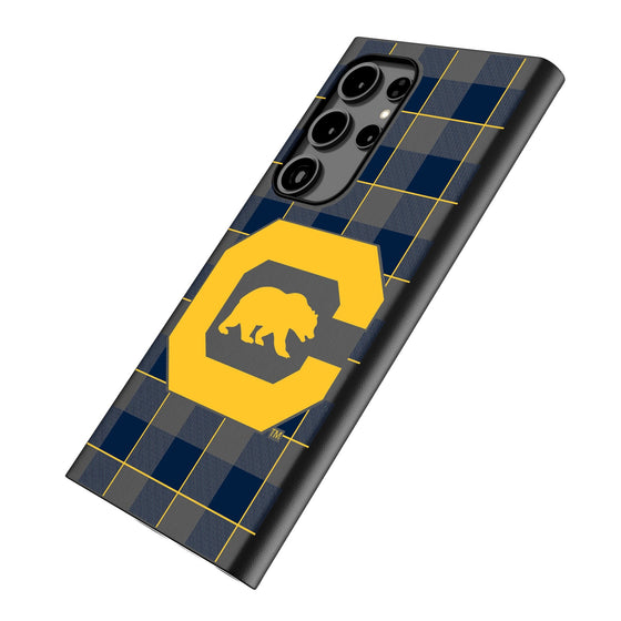 University of California Berkeley Golden Bears Plaid MagSafe Compatible Phone Case-1