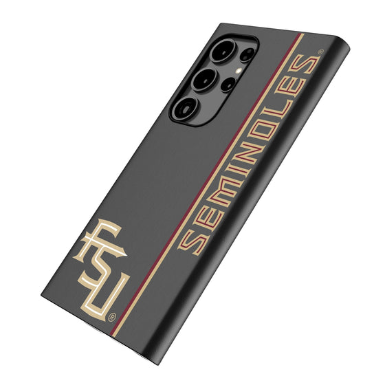 Florida State University Seminoles Athletic Wordmark Sidebar MagSafe Compatible Phone Case-1