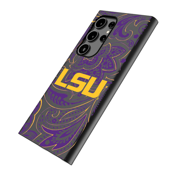 Louisiana State University Tigers Paisley MagSafe Compatible Phone Case-1