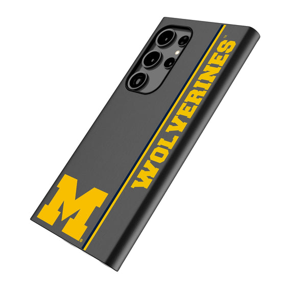 University of Michigan Wolverines Sidebar MagSafe Compatible Phone Case-1