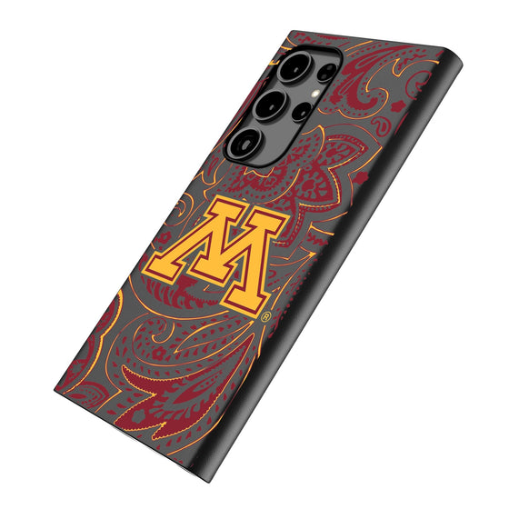 University of Minnesota Golden Gophers Paisley MagSafe Compatible Phone Case-1