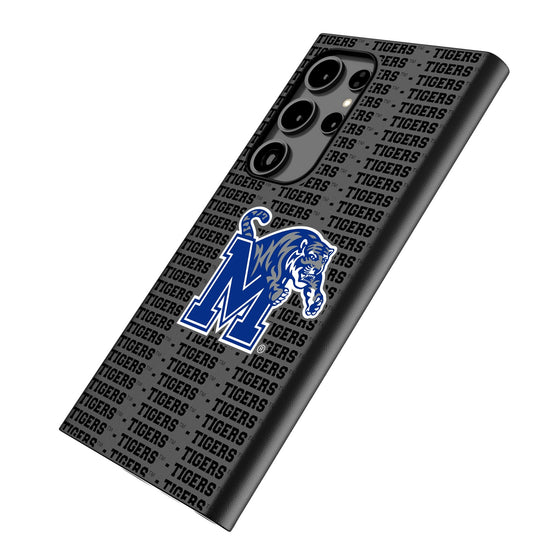 University of Memphis Tigers Text Backdrop MagSafe Compatible Phone Case-1