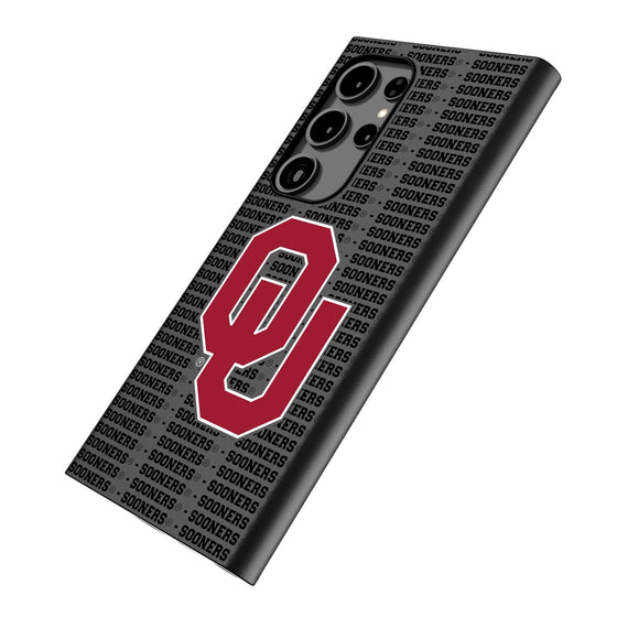 University of Oklahoma Sooners Text Backdrop MagSafe Compatible Phone Case-1