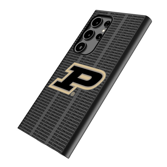 Purdue University Boilermakers Text Backdrop MagSafe Compatible Phone Case-1