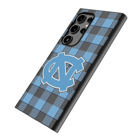 University of North Carolina Tar Heels Plaid MagSafe Compatible Phone Case-1