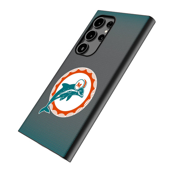 Miami Dolphins 1966-1973 Historic Collection Linen MagSafe Compatible Phone Case-1