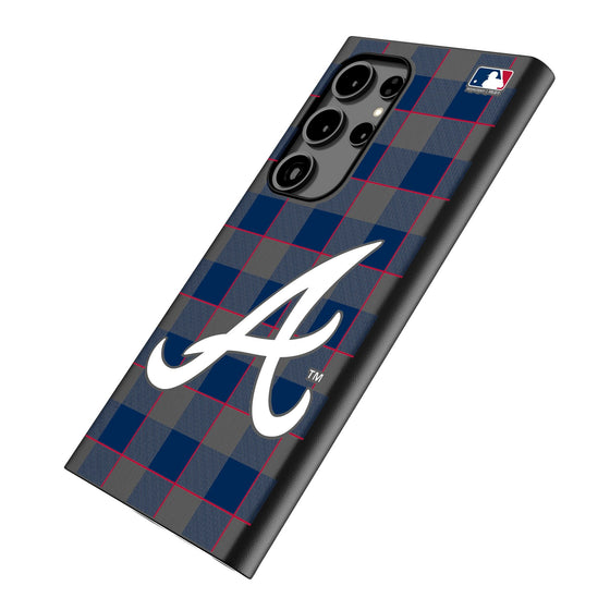 Atlanta Braves Plaid MagSafe Compatible Phone Case-1